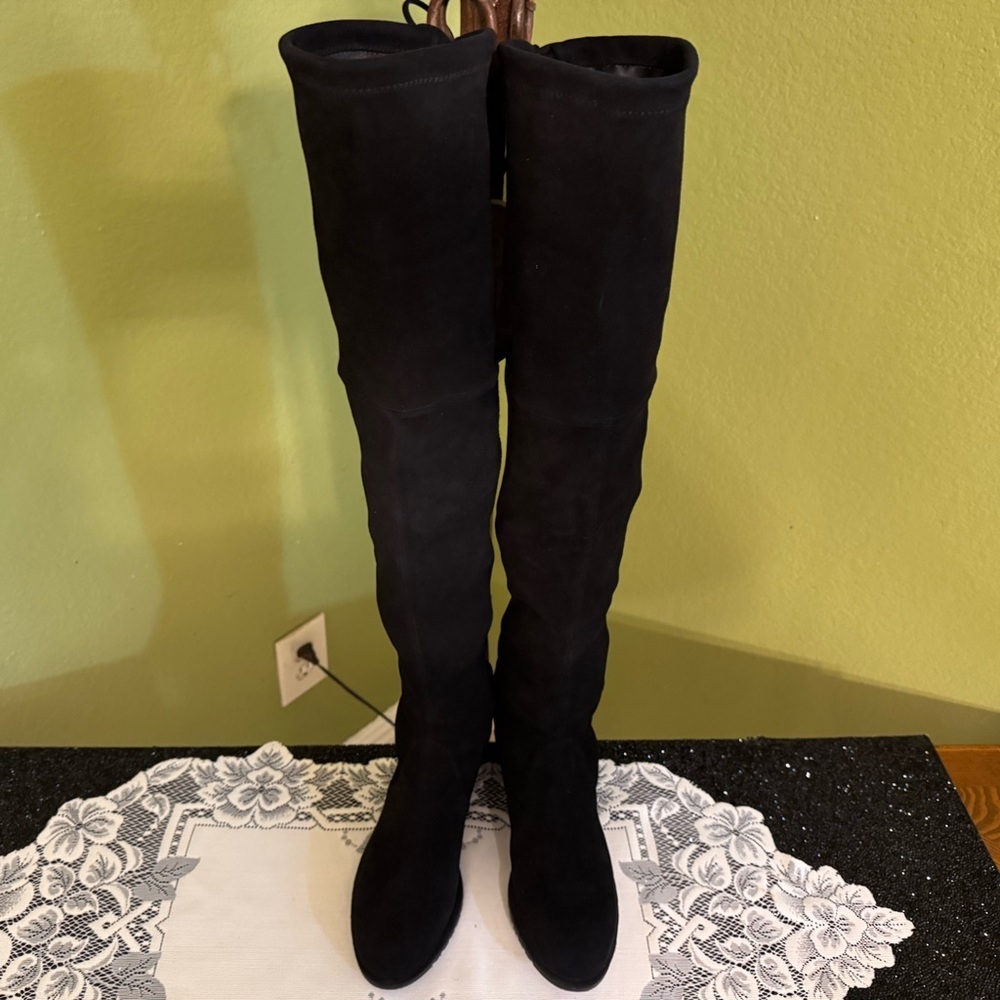 Stuart Weitzman Women's Black Over-the-Knee Boots